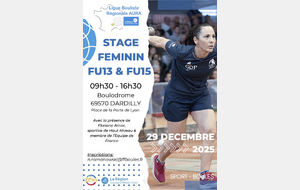 Stage Féminin F13/F15