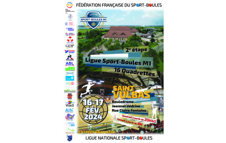 LIGUE SPORT-BOULES M1 à SAINT VULBAS CE WEEK-END